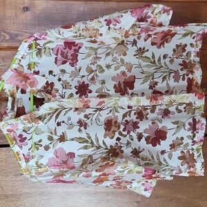 Springy Floral Notations blouse